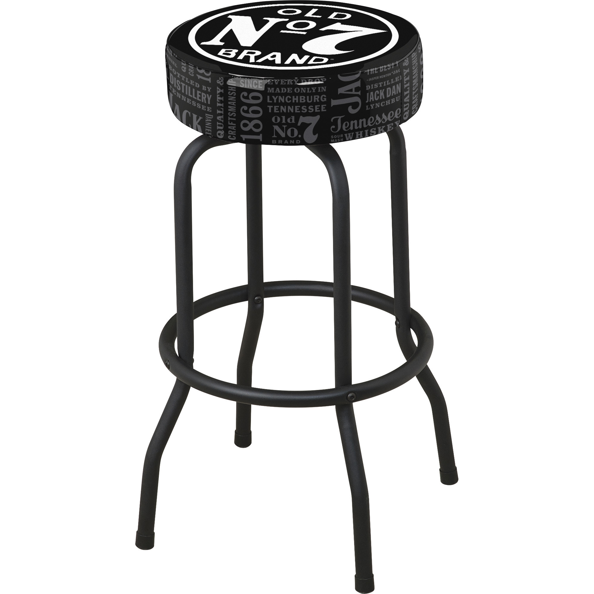 Jack Daniel's Repeat Swivel Barstool, Model# JD32101